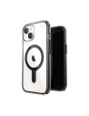 Speck Presidio Perfect-Clear ClickLock MagSafe Apple iPhone 15 (Clear/Frosted Black/Slate Grey)