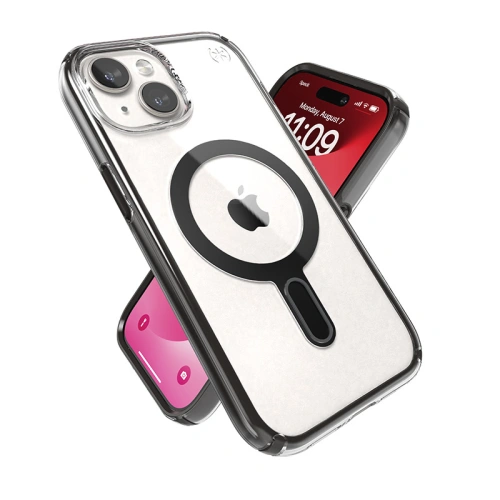 Kup Etui Speck Presidio Perfect-Clear ClickLock MagSafe Apple iPhone 15 (Clear/Frosted Black/Slate Grey) - SPK526 - {ean13} - Sklep Home Screen