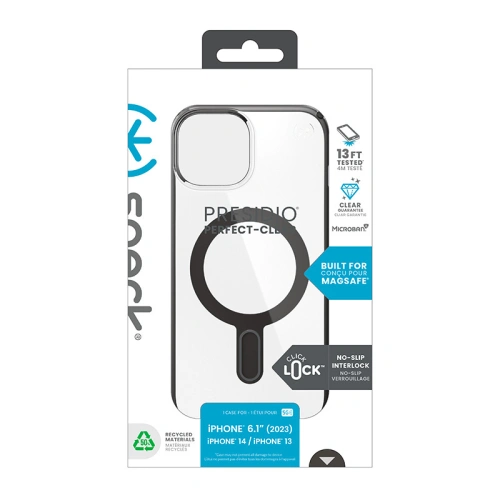 Kup Etui Speck Presidio Perfect-Clear ClickLock MagSafe Apple iPhone 15 (Clear/Frosted Black/Slate Grey) - SPK526 - {ean13} - Sklep Home Screen