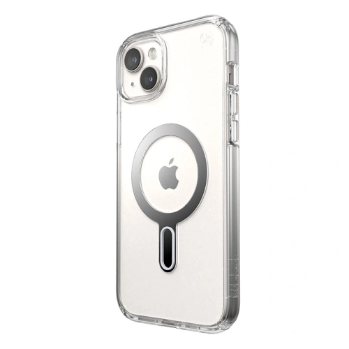 Kup Case Speck Presidio Perfect-Clear ClickLock MagSafe Apple iPhone 15 Plus / 14 Plus (Klar/Chrom-Finish/Serene Silber) - SPK527 - {ean13} - Sklep Home Screen