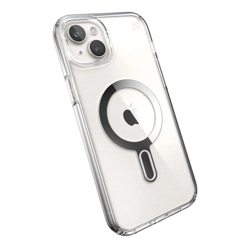 Kup Case Speck Presidio Perfect-Clear ClickLock MagSafe Apple iPhone 15 Plus / 14 Plus (Klar/Chrom-Finish/Serene Silber) - SPK527 - {ean13} - Sklep Home Screen