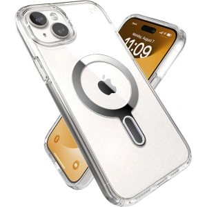 Kup Etui Speck Presidio Perfect-Clear ClickLock MagSafe Apple iPhone 15 Plus / 14 Plus (Clear/Chrome Finish/Serene Silver) - SPK527 - {ean13} - Sklep Home Screen