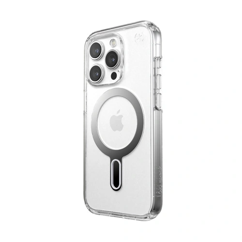 Kup Speck Apple Carcasă Presidio Perfect-Clear ClickLock MagSafe iPhone 15 Pro (Transparent/Finisaj cromat/Serene Silver) - SPK528 - {ean13} - Sklep Home Screen