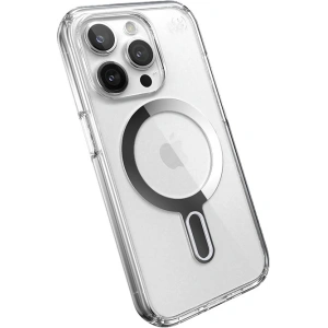 Kup Etui Speck Presidio Perfect-Clear ClickLock MagSafe Apple iPhone 15 Pro (Clear/Chrome Finish/Serene Silver) - SPK528 - {ean13} - Sklep Home Screen