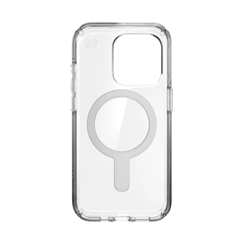 Kup Speck Apple Carcasă Presidio Perfect-Clear ClickLock MagSafe iPhone 15 Pro (Transparent/Finisaj cromat/Serene Silver) - SPK528 - {ean13} - Sklep Home Screen