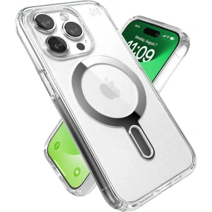 Kup Etui Speck Presidio Perfect-Clear ClickLock MagSafe Apple iPhone 15 Pro (Clear/Chrome Finish/Serene Silver) - SPK528 - {ean13} - Sklep Home Screen