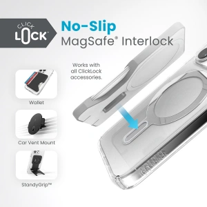 Kup Etui Speck Presidio Perfect-Clear ClickLock MagSafe Apple iPhone 15 Pro (Clear/Chrome Finish/Serene Silver) - SPK528 - {ean13} - Sklep Home Screen