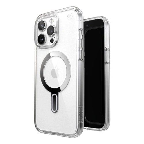 Buy Speck Presidio Perfect-Clear ClickLock MagSafe Apple iPhone 15 Pro Max (Clear/Chrome Finish/Serene Silver) - SPK530 - {ean13} - Home Screen Store Europe