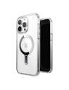 Speck Presidio Perfect-Clear ClickLock MagSafe Apple iPhone 15 Pro Max (Clear/Chrome Finish/Serene Silver)