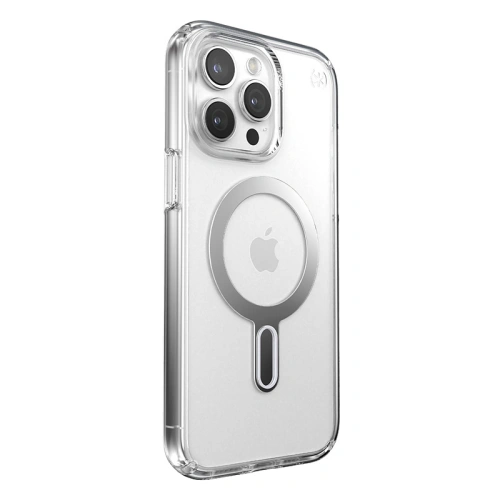 Kup Etui Speck Presidio Perfect-Clear ClickLock MagSafe Apple iPhone 15 Pro Max (Clear/Chrome Finish/Serene Silver) - SPK530 - {ean13} - Sklep Home Screen