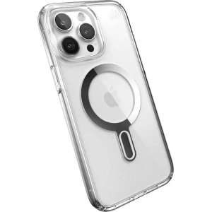 Buy Speck Presidio Perfect-Clear ClickLock MagSafe Apple iPhone 15 Pro Max (Clear/Chrome Finish/Serene Silver) - SPK530 - {ean13} - Home Screen Store Europe