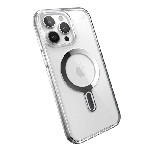 Kup Etui Speck Presidio Perfect-Clear ClickLock MagSafe Apple iPhone 15 Pro Max (Clear/Chrome Finish/Serene Silver) - SPK530 - {ean13} - Sklep Home Screen