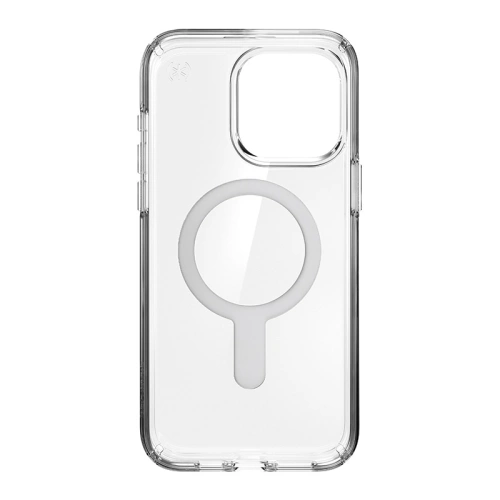 Kup Etui Speck Presidio Perfect-Clear ClickLock MagSafe Apple iPhone 15 Pro Max (Clear/Chrome Finish/Serene Silver) - SPK530 - {ean13} - Sklep Home Screen