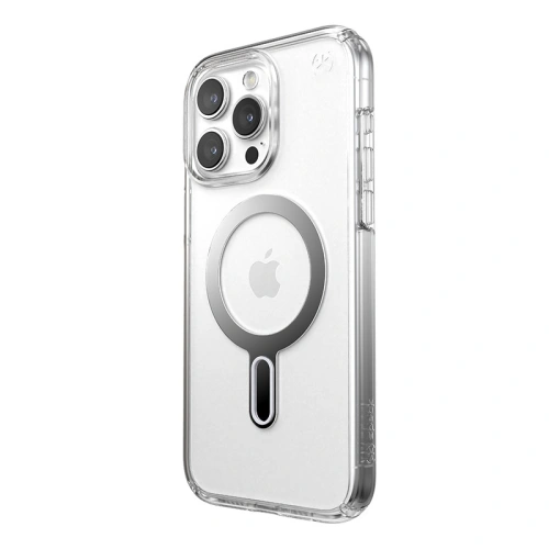 Kup Etui Speck Presidio Perfect-Clear ClickLock MagSafe Apple iPhone 15 Pro Max (Clear/Chrome Finish/Serene Silver) - SPK530 - {ean13} - Sklep Home Screen