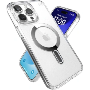 Buy Speck Presidio Perfect-Clear ClickLock MagSafe Apple iPhone 15 Pro Max (Clear/Chrome Finish/Serene Silver) - SPK530 - {ean13} - Home Screen Store Europe