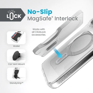 Kup Etui Speck Presidio Perfect-Clear ClickLock MagSafe Apple iPhone 15 Pro Max (Clear/Chrome Finish/Serene Silver) - SPK530 - {ean13} - Sklep Home Screen