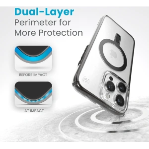 Buy Speck Presidio Perfect-Clear ClickLock MagSafe Apple iPhone 15 Pro Max (Clear/Frosted Black/Slate Grey) - SPK531 - {ean13} - Home Screen Store Europe
