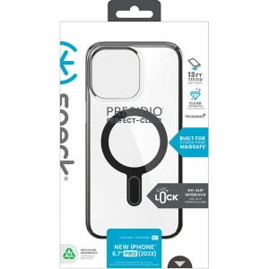 Buy Speck Presidio Perfect-Clear ClickLock MagSafe Apple iPhone 15 Pro Max (Clear/Frosted Black/Slate Grey) - SPK531 - {ean13} - Home Screen Store Europe