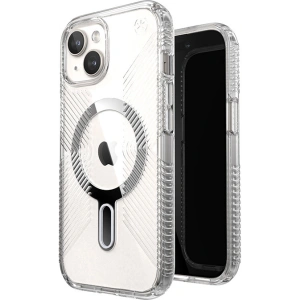 Kup Etui Speck Presidio Perfect-Clear Grip ClickLock MagSafe Apple iPhone 15 (Clear/Chrome Finish/Serene Silver) - SPK532 - {ean13} - Sklep Home Screen