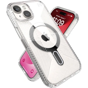 Kup Etui Speck Presidio Perfect-Clear Grip ClickLock MagSafe Apple iPhone 15 (Clear/Chrome Finish/Serene Silver) - SPK532 - {ean13} - Sklep Home Screen