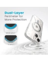 Kup Etui Speck Presidio Perfect-Clear Grip ClickLock MagSafe Apple iPhone 15 (Clear/Chrome Finish/Serene Silver) - SPK532 - {ean13} - Sklep Home Screen