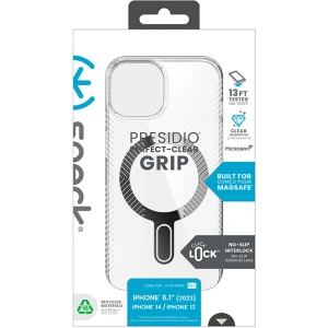 Kup Etui Speck Presidio Perfect-Clear Grip ClickLock MagSafe Apple iPhone 15 (Clear/Chrome Finish/Serene Silver) - SPK532 - {ean13} - Sklep Home Screen