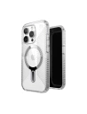 Etui Speck Presidio Perfect-Clear Grip ClickLock MagSafe Apple iPhone 15 Pro (Clear/Chrome Finish/Serene Silver)