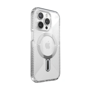Kup Etui Speck Presidio Perfect-Clear Grip ClickLock MagSafe Apple iPhone 15 Pro (Clear/Chrome Finish/Serene Silver) - SPK533 - {ean13} - Sklep Home Screen