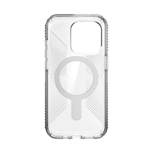 Kup Etui Speck Presidio Perfect-Clear Grip ClickLock MagSafe Apple iPhone 15 Pro (Clear/Chrome Finish/Serene Silver) - SPK533 - {ean13} - Sklep Home Screen