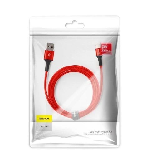 Buy Baseus Halo USB-A to USB-C Cable with LED Light 3A 2m Red - BSU387RED - {ean13} - Home Screen Store Europe