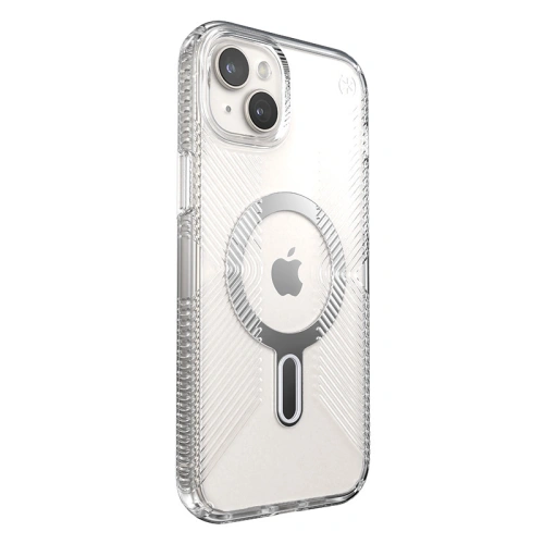 Kup Speck Apple Carcasă Presidio Perfect-Clear Grip ClickLock MagSafe iPhone 15 Plus / 14 Plus (Transparent/Finisaj cromat/Serene Silver) - SPK534 - {ean13} - Sklep Home Screen