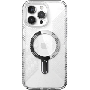 Buy Speck Presidio Perfect-Clear Grip ClickLock MagSafe Apple iPhone 15 Pro Max (Clear/Chrome Finish/Serene Silver) - SPK535 - {ean13} - Home Screen Store Europe