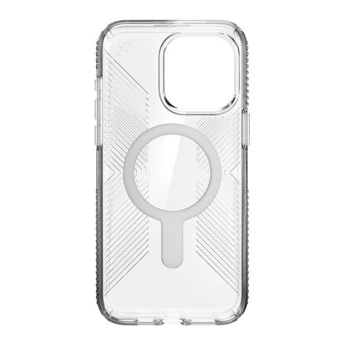 Kup Etui Speck Presidio Perfect-Clear Grip ClickLock MagSafe Apple iPhone 15 Pro Max (Clear/Chrome Finish/Serene Silver) - SPK535 - {ean13} - Sklep Home Screen