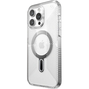 Buy Speck Presidio Perfect-Clear Grip ClickLock MagSafe Apple iPhone 15 Pro Max (Clear/Chrome Finish/Serene Silver) - SPK535 - {ean13} - Home Screen Store Europe