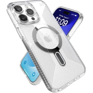 Buy Speck Presidio Perfect-Clear Grip ClickLock MagSafe Apple iPhone 15 Pro Max (Clear/Chrome Finish/Serene Silver) - SPK535 - {ean13} - Home Screen Store Europe