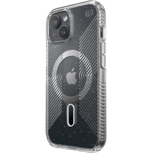 Kup Etui Speck Presidio Lux Grip ClickLock MagSafe Apple iPhone 15 (Clear/Chrome Finish/Serene Silver) - SPK536 - {ean13} - Sklep Home Screen