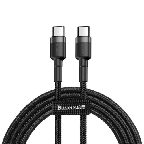 Kup Cablul USB-C PD Baseus Cafule PD 2.0 QC 3.0 60W 1m (negru-gri) - BSU389BLKGRY - {ean13} - Sklep Home Screen
