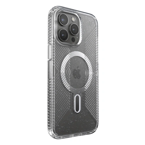 Kup Case Speck Presidio Lux Grip ClickLock MagSafe Apple iPhone 15 Pro Max (Klar/Chrom-Finish/Serene Silber) - SPK539 - {ean13} - Sklep Home Screen