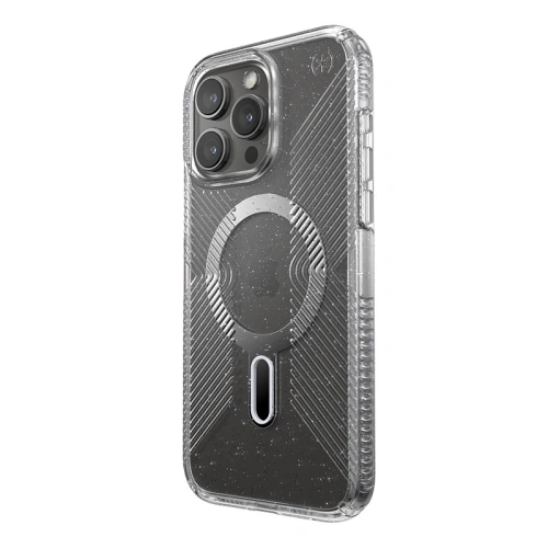 Kup Case Speck Presidio Lux Grip ClickLock MagSafe Apple iPhone 15 Pro Max (Klar/Chrom-Finish/Serene Silber) - SPK539 - {ean13} - Sklep Home Screen