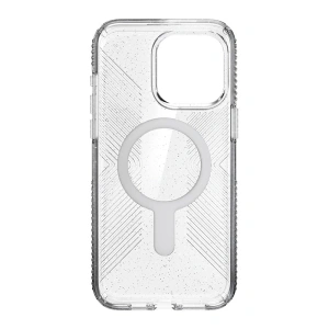 Buy Speck Presidio Lux Grip ClickLock MagSafe Apple iPhone 15 Pro Max (Clear/Chrome Finish/Serene Silver) - SPK539 - {ean13} - Home Screen Store Europe