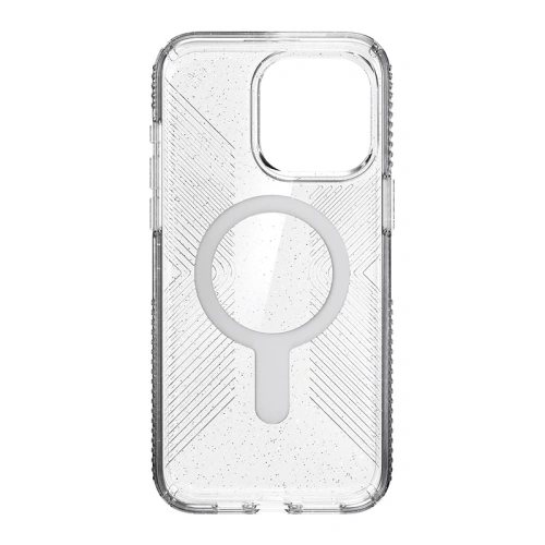 Kup Case Speck Presidio Lux Grip ClickLock MagSafe Apple iPhone 15 Pro Max (Klar/Chrom-Finish/Serene Silber) - SPK539 - {ean13} - Sklep Home Screen