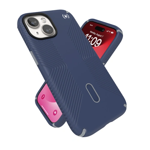 Kup Case Speck Presidio2 Grip ClickLock MagSafe Apple iPhone 15 (Küstliches Blau/Dustgrey/Weiß) - SPK540 - {ean13} - Sklep Home Screen