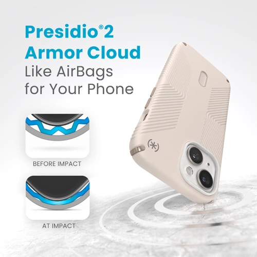 Buy Speck Presidio2 Grip ClickLock MagSafe Apple iPhone 15 (Bleached Bone/Heirloom Gold/Hazel Brown) - SPK541 - {ean13} - Home Screen Store Europe