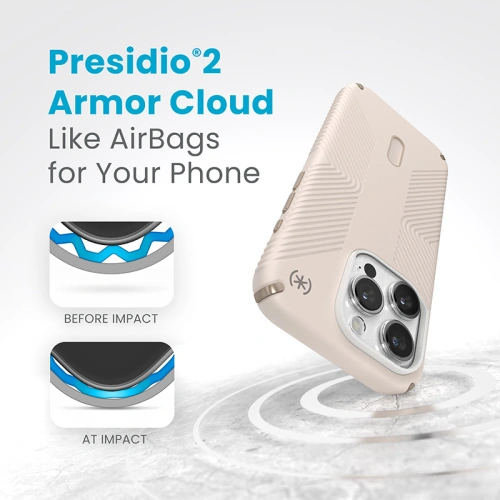 Kup Etui Speck Presidio2 Grip ClickLock MagSafe Apple iPhone 15 Pro (Bleached Bone/Heirloom Gold/Hazel Brown) - SPK542 - {ean13} - Sklep Home Screen