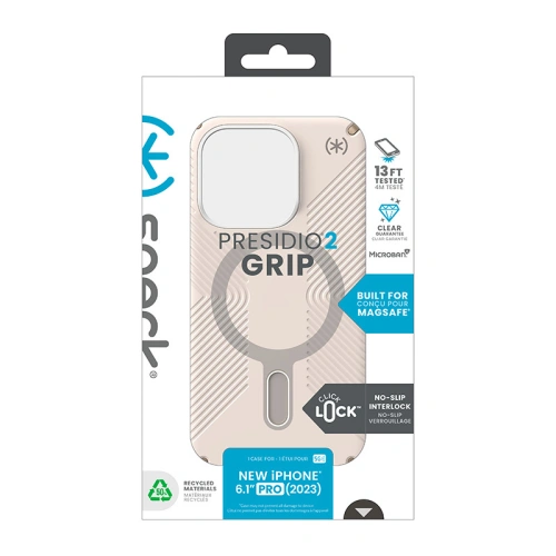 Kup Etui Speck Presidio2 Grip ClickLock MagSafe Apple iPhone 15 Pro (Bleached Bone/Heirloom Gold/Hazel Brown) - SPK542 - {ean13} - Sklep Home Screen