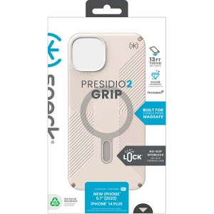 Kup Etui Speck Presidio2 Grip ClickLock MagSafe Apple iPhone 15 Plus / 14 Plus (Bleached Bone/Heirloom Gold/Hazel Brown) - SPK543 - {ean13} - Sklep Home Screen