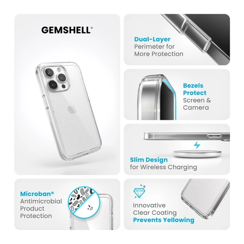 Kup Etui Speck Gemshell Apple iPhone 15 Pro (Clear) - SPK549 - {ean13} - Sklep Home Screen