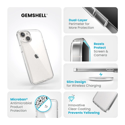 Buy Speck Gemshell Apple iPhone 15 Plus / 14 Plus (Clear) - SPK550 - {ean13} - Home Screen Store Europe