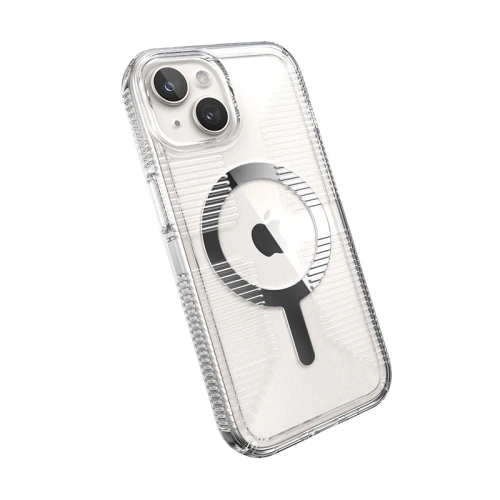 Buy Speck Gemshell Grip MagSafe Apple iPhone 15 (Clear/Chrome Finish) - SPK552 - {ean13} - Home Screen Store Europe
