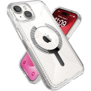 Kup Etui Speck Gemshell Grip MagSafe Apple iPhone 15 (Clear/Chrome Finish) - SPK552 - {ean13} - Sklep Home Screen